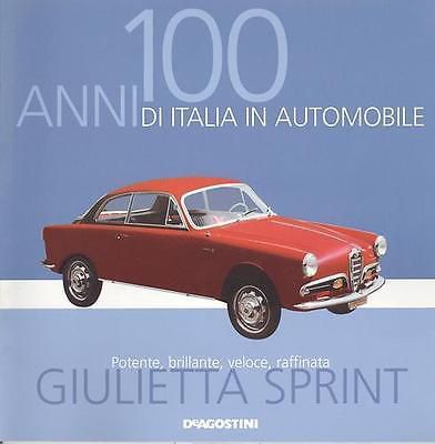 Booklet alfa romeo giulietta sprint rare 30 pages