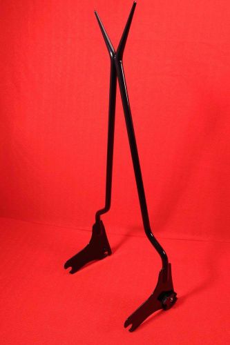 Tall bagger backrest sissy bar harley touring road king street electra glide