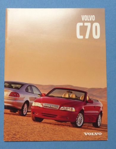 2000 volvo c70 dealer sales brochure~original showroom catalog auto literature