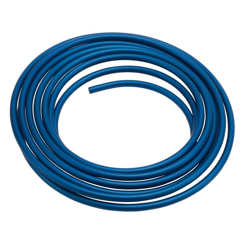 Russell 639250 aluminum fuel line 3/8 in. tube size blue