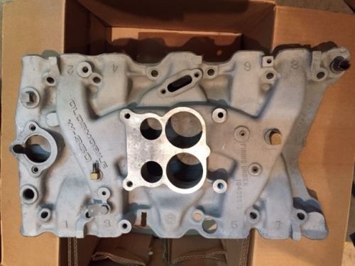 1970 406114 oldsmobile cutlass f-85 w-31 w-350 aluminum intake manifold