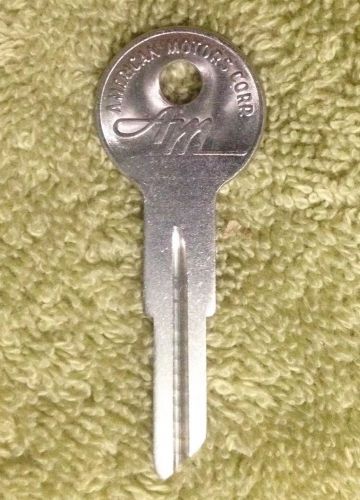 Amc nos oem american motors key blank 1 trunk/glovebox 1959-69