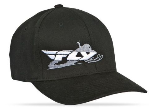 Fly racing primary mens flexfit hat black lg/xl