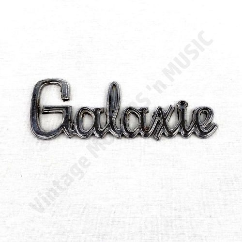 1970 ford &#034;galaxie&#034; emblem d0az-5442528-a chrome script galaxie 500 trunk deck