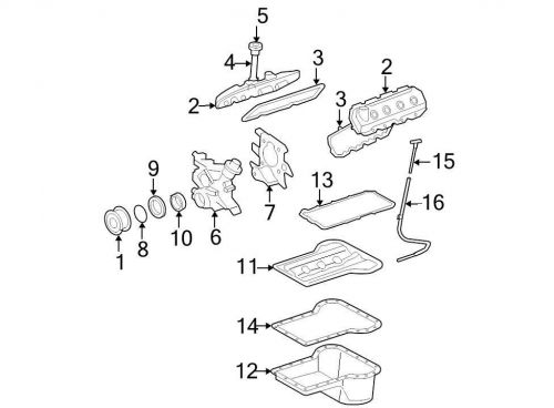 Ford oem engine crankshaft seal 3c3z6700ba image 8