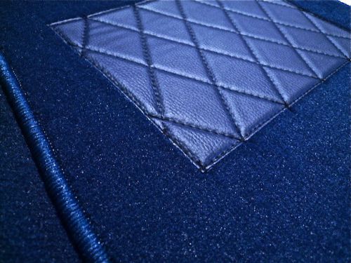 Prem. d.blue vel. mat set for mercedes r107 sl 420 500 560 1980 -1989