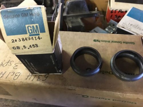 1963/65 corvette pinion crush sleeve spacer nos in box (2) gm 3899414. b