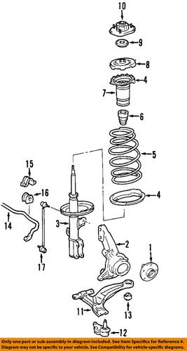 Hyundai oem 54830-4d000 suspension stabilizer bar link kit/sway bar link