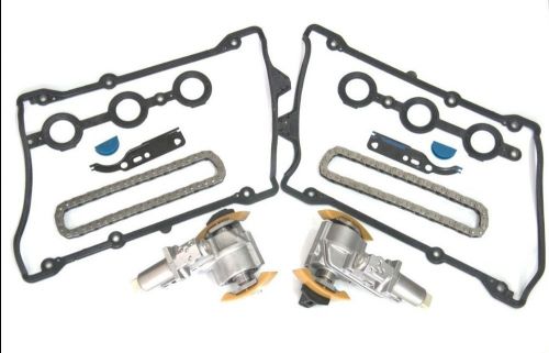 Pair camshaft timing chain tensioner kit for vw passat audi a4 a6 - left + right