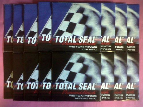 16 total seal  piston rings  4.185 top&amp;second diamond finish, new, nascar racing