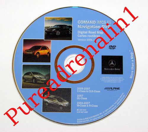 2005 mercedes c class c55 amg c240 c320 sedan coupe navigation map disc cd dvd