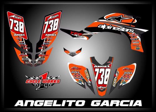 Yamaha yfz 450 04-09  semi custom graphics kit angel