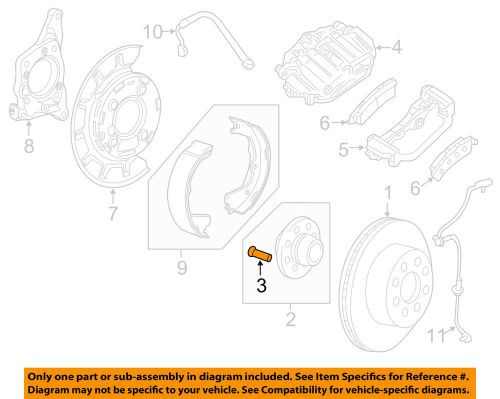 Gm oem brake-rear-wheel stud 11571093