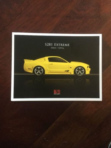 2007 saleen extreme sales brochure