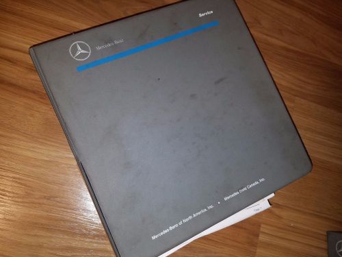 Mercedes benz sms vol 3 electrical chassis body microfiche binder 1998