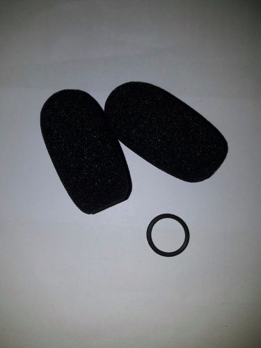 Wind screen mic muff for david clark ,light speed,bose(2pcs) + 2 &#034;o&#034;ring