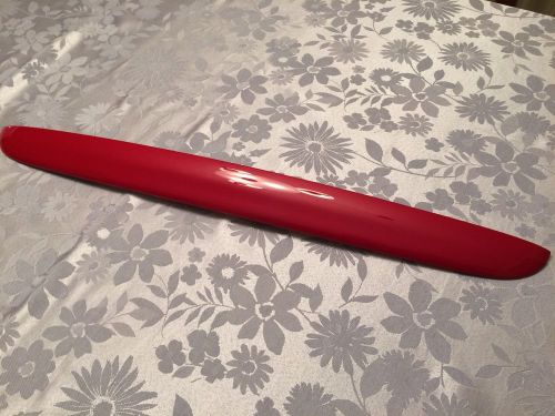 Mini cooper r56 trunk handle cover chili red