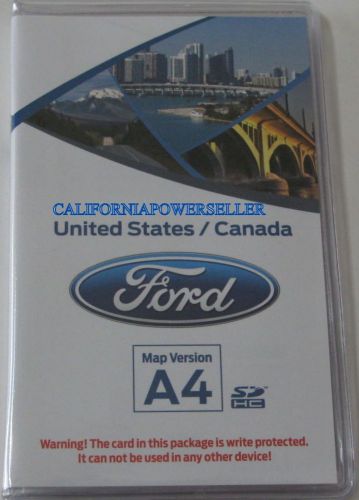 Newest oem lincoln navigation a4 sd card map © 2012 for 2011 2012 2013 2014 mkx