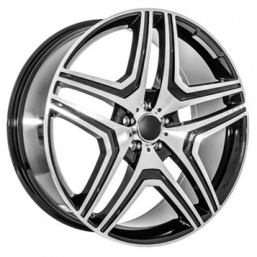 22 inch replica machined/black mercedes style wheels