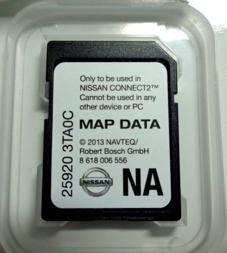 Oem 2013 nissan altima sedan/sentra/titan navigation connect2 sd card covers u.s