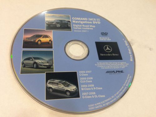 2006 2007 2008 mercedes m ml320 ml350 ml500 ml63 amg navigation mcsii map cd dvd