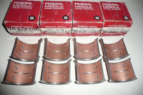 36 37 38 Ford flathead V8 .020 Main Bearing set NOS 1936 1937 1938  convertible