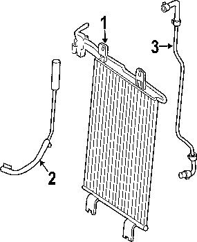 Nissan\infiniti 21633zq00a genuine oem rear hose