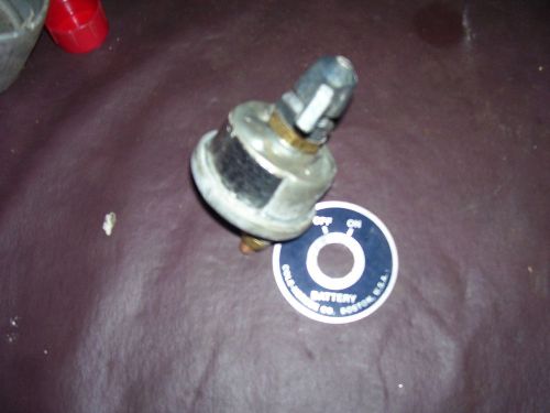 Used electric safety cutoff switch with on-off bezel