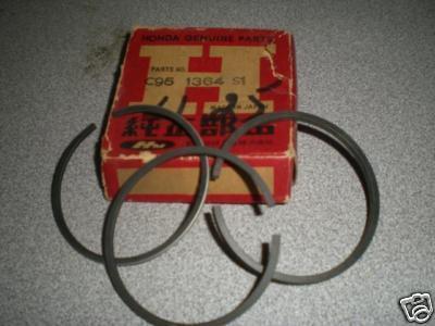 Nos honda c95 .25 ring set