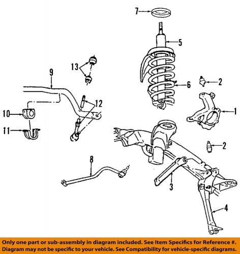 Chrysler oem stabilizer sway bar-front-bushing bracket 52037710ac