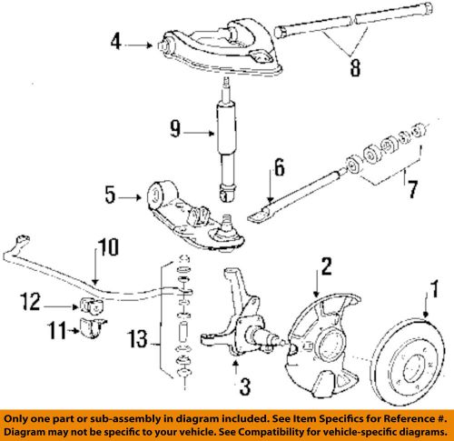 Mitsubishi oem 87-90 van front brake-rotor mb407030