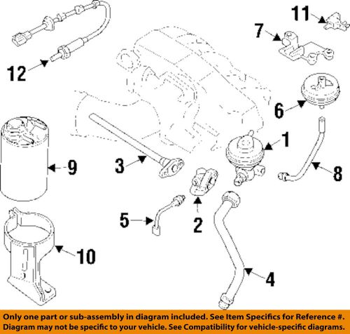 Infiniti nissan oem 1997 q45 4.1l-v8 emission-vapor canister bracket 648246p000