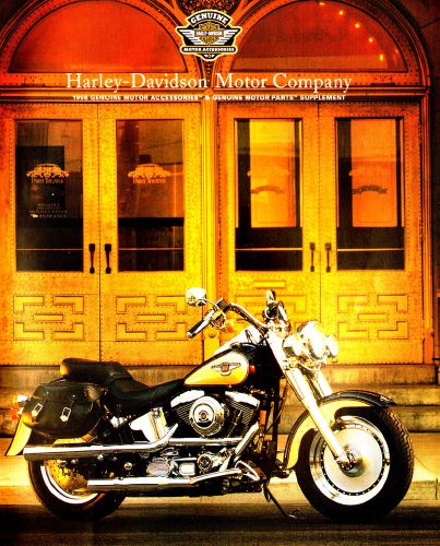 1998 harley-davidson motorcycle new parts &amp; accessories brochure catalog