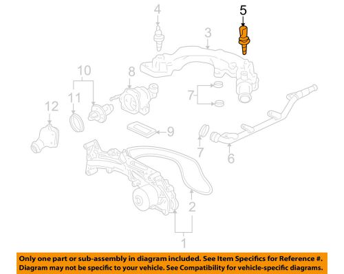 Honda oem-coolant temperature sensor 37870pj7003