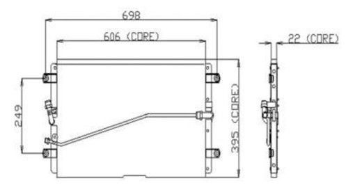 Denso 477-0154 condenser