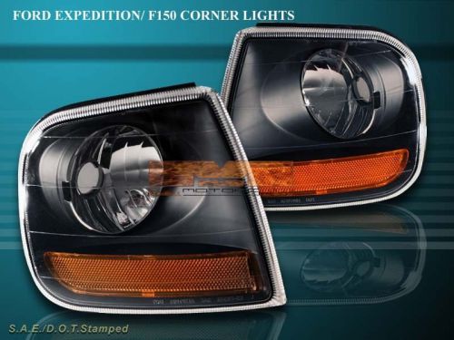 1997-2003 f150 svt expedition black corner lights