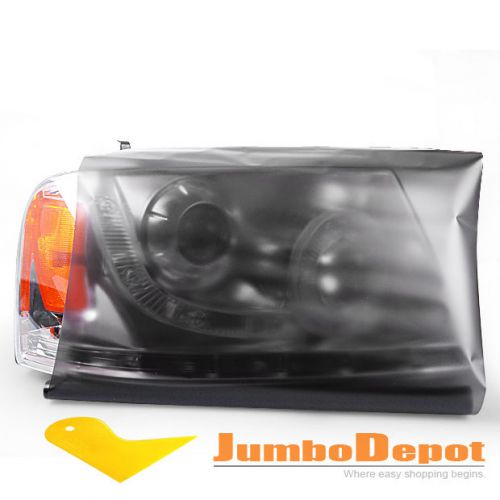 15&#034;x58&#034; matte smoked black vinyl film headlight tail foglight cover sheet for vw