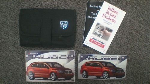 2007 dodge caliber owners manual with case