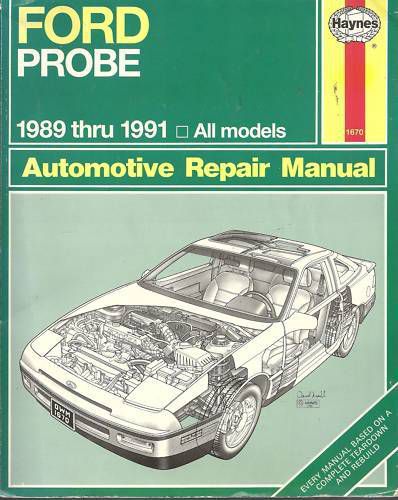 1989-1991 ford probe service manual