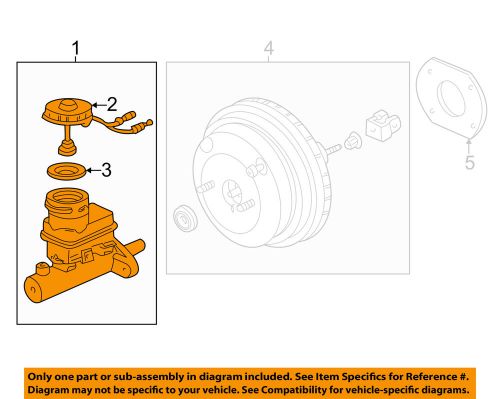 Honda oem 96-00 civic-master cylinder 46100s04a04