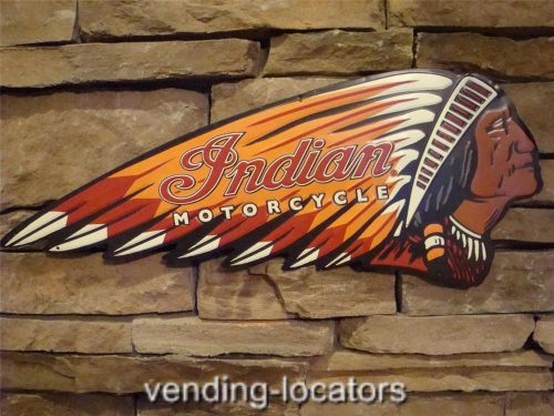 Indian motorcycle metal signs chief harley davidson scout vintage style american