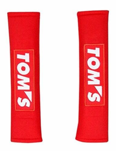 Jdm oem seat belt shoulder pads toyota tom&#039;s red 86 supra mr-2 prius new japan