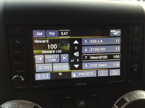 Jeep wrangler mygig rhb 430n gps navigation radio 2016 2015 2014 2013 2012 2011