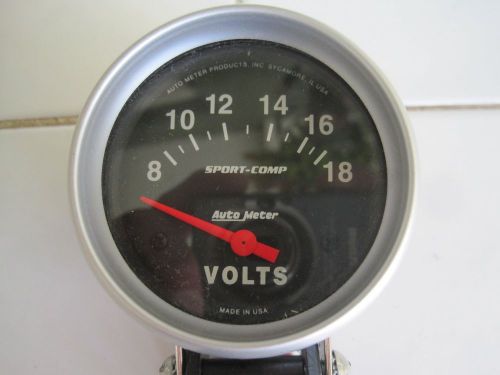 Auto meter sport comp volt meter w/ cup! (see pics!)