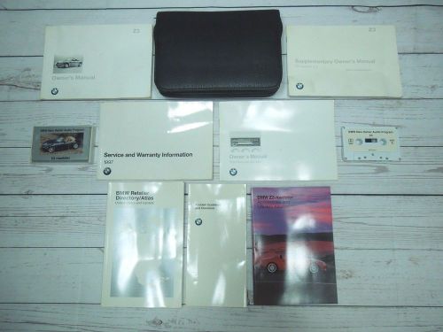 1997 bmw z3 roadster 1.9, z3 roadster 2.8 owners manual set