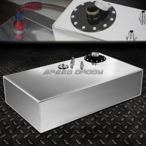 17 gallon/64l top-feed aluminum racing/drift fuel cell gas tank+cap+level sender