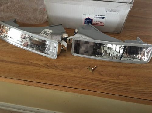 1997-2001 honda prelude euro clear bumper signal lights pair 97 98 99 00 01