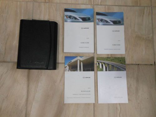 2010 lexus is350  is250 user guide owners manual book set is  10