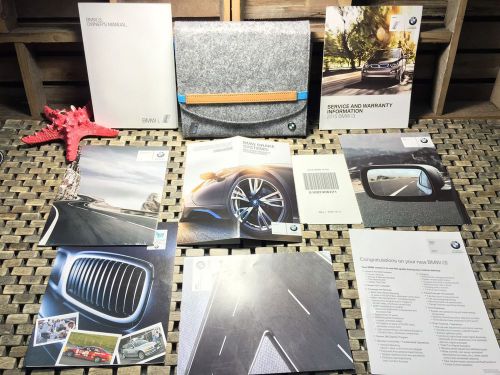 2015 2016 2014 bmw i3 owners manual &#034;made from recycled material ((rare case))