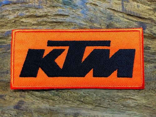 Ktm sew iron on patch motorcycles racing logo embroidered motor racing sport
